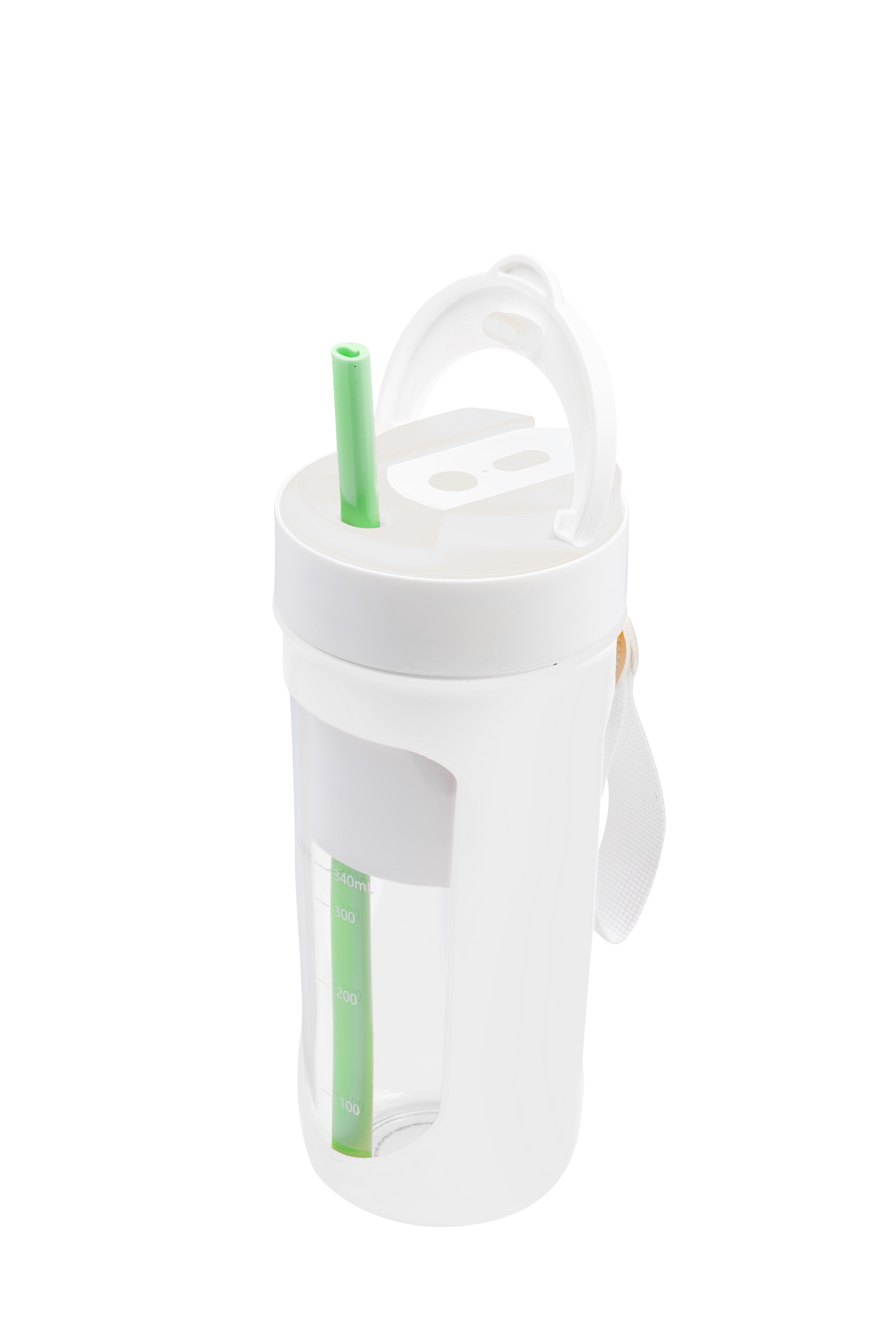 Blender 340 ML portabel mit leistungsstarkem 55W Motor, Edelstahlmessern und Sicherheitsverriegelung