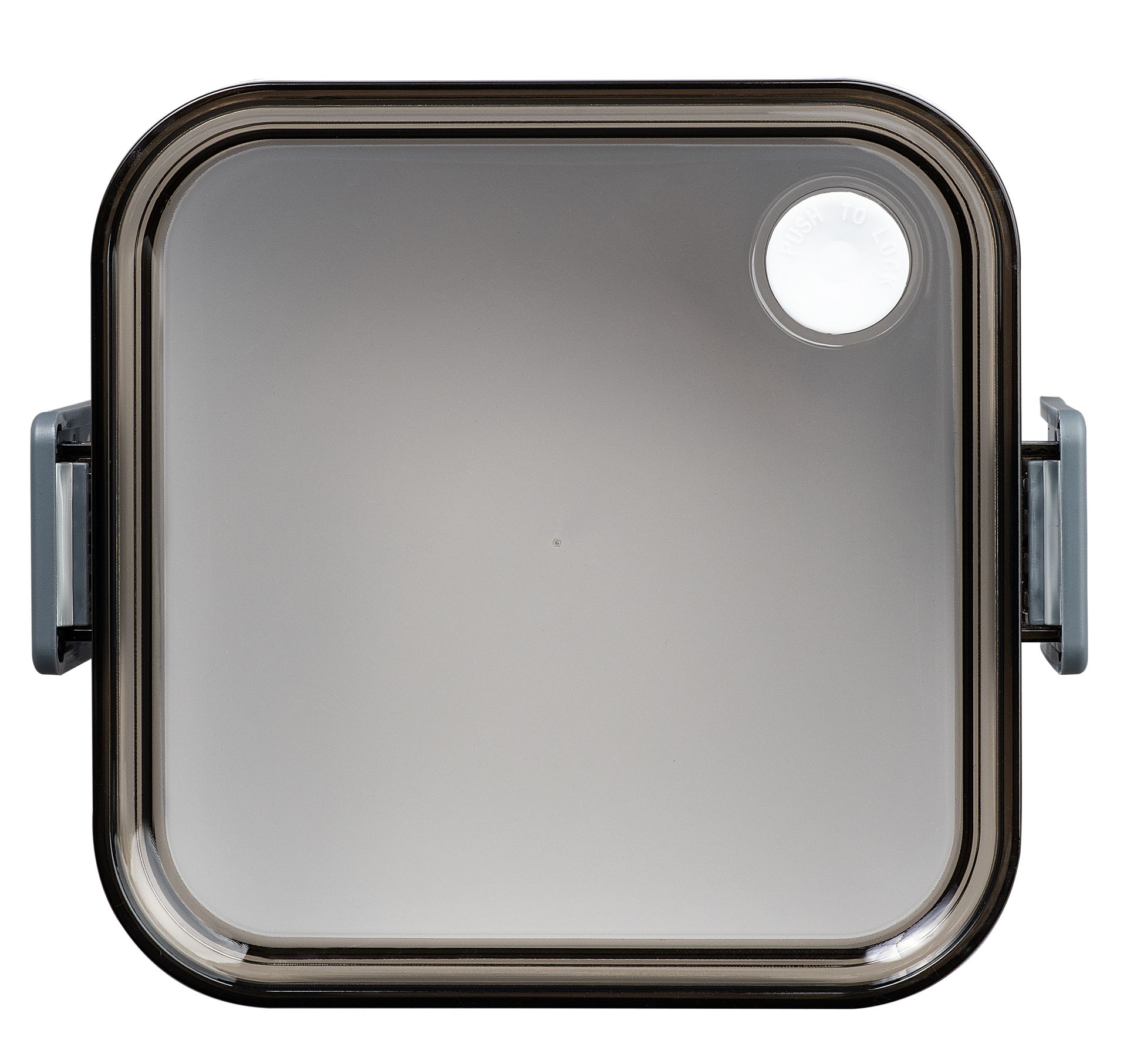 Doppel-Lunchbox von oben dargestellt.