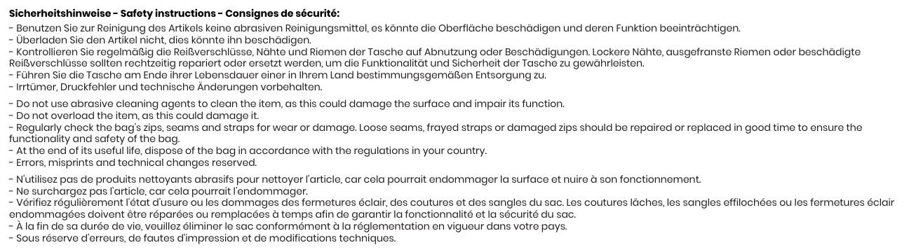 Sicherheitshinweis.